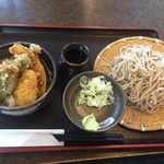 あずまや - 野菜天丼セット