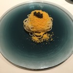 レストラン オオツ - カラスミのカプレーゼ キャビア添え