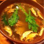焼肉ハウス香洛園 - テールスープ