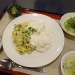 中華和膳 毘膳 - 金曜日替わり「蟹あんかけ炒飯」800円