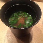 銀座 鮨 かねさか - しじみの赤だし