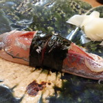 鮨松榮 - 鯵 淡路島産