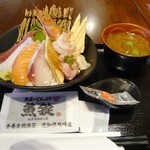 魚屋のどんぶり 魚錠 - 