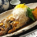 Taru Zashiki Tenjin Fuyou - 玄海産のどぐろの煮付け・塩焼き