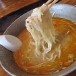 青竹手打ちらーめん 木挽亭 - 麺もコシが在って、旨い！