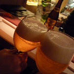 池袋 はなれ - ビールはキリンラガーｏｒサントリープレミアムモルツ