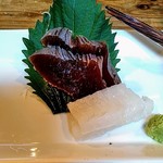 臥薪 - ランチ③漬け鮪&エンガワ昆布締め