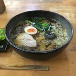 白沢亭 - 白佐波ラーメン(大盛り)¥840