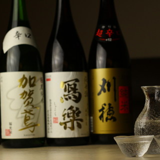 ◎种类丰富珠玉的日本酒&烧酒，来一杯最棒的吧。