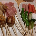 串家物語 - 揚げる前の串