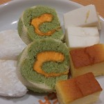串家物語 - デザート、チーズ大福･メロンロール･レアチーズケーキ･ベイクドチーズケーキ