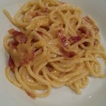 タヴォラアミーカ榮楽亭 - ワイルドカルボナーラ（以前ディナーにて）