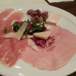 タヴォラアミーカ榮楽亭 - 生ハム中心の盛り合わせ（以前ディナーにて）