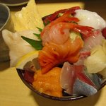 かつ味 - 〆海鮮ミニ丼0