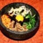 Pusan Tei - 石焼ビビンバ＋スープ1200円　