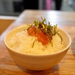 二代目 白神 - 明太子ご飯…プラス150円