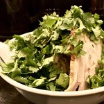 スパイス・ラー麺 卍力 - ＜2017年10月再訪・16回目＞ スパイスラーメン・もやし・トリプルパクチー・1,330円