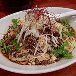 SHIBIRE NOODLES 蝋燭屋 - 汁なし担々麺（980円）