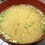 博多魚がし - 貝汁(いくら海鮮丼)