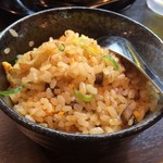申手延麺 - プラス150円でセットになる絶品の炒飯