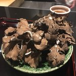 日本料理 晴山 - 天然の舞茸