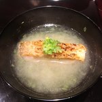 日本料理 晴山 - 愛媛の白甘鯛、蕪のすりながし