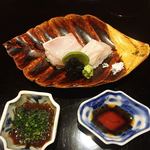 日本料理 晴山 - クエとヒラメのお造り