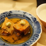 日本橋蛎殻町 すぎた - 鮟肝と陽乃鳥（2017/7）