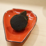 日本橋蛎殻町 すぎた - 鮑の肝の味噌漬け（2017/7）