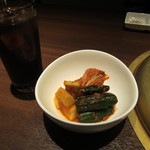 グリエ タニグチ - キムチ盛り合せ。700円