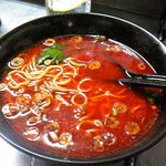 皆川食肉店 - 坦々麺　辛めです