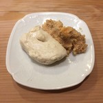 うを徳 - 自家製胡麻豆腐(牛乳入り） + すけとうだら(すけそうだら)の卵