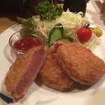 小料理いち川 - ハムカツ