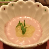 弁慶 - 紫芋の豆腐プリン(和朝食)