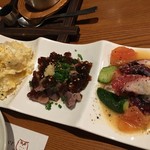 DININGあじと - おばんざい３種盛り（1,280円）