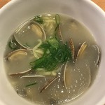 かっぱ寿司 - 貝の塩白湯ラーメン