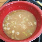 中華蕎麦 とみ田 - スープ割