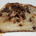 カミバン - 【2017.10】黒糖チョコチップ(カット断面)