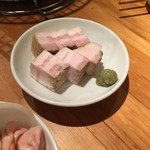 炭火ホルモン焼 夏冬 - 豚バラ