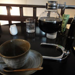 珈琲 文明 - サイフォンで提供されるコーヒー