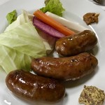 フレスガッセ - ソーセージ盛り合わせ