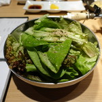 焼肉 水谷 - 2017.11 生野菜サラダ(３人前)