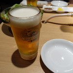 焼肉 水谷 - 2017.11 生ビール