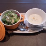 Piatto Ricco - サラダとスープ
