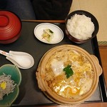 鈴のれん - 大海老天卵とじ定食