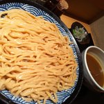 つけ麺 道 - 素つけ麺（200ｇ）500円＋大盛り（200ｇ）100円＝600円