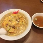はっかい - 天津飯とスープ