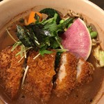 札幌スープカレーHIGUMA  - トンカツカレー