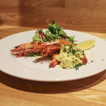 洋食 おがた - 活足赤海老 タルタルソース添え☆