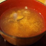 季節料理 思ひ出 - 蜆の味噌汁